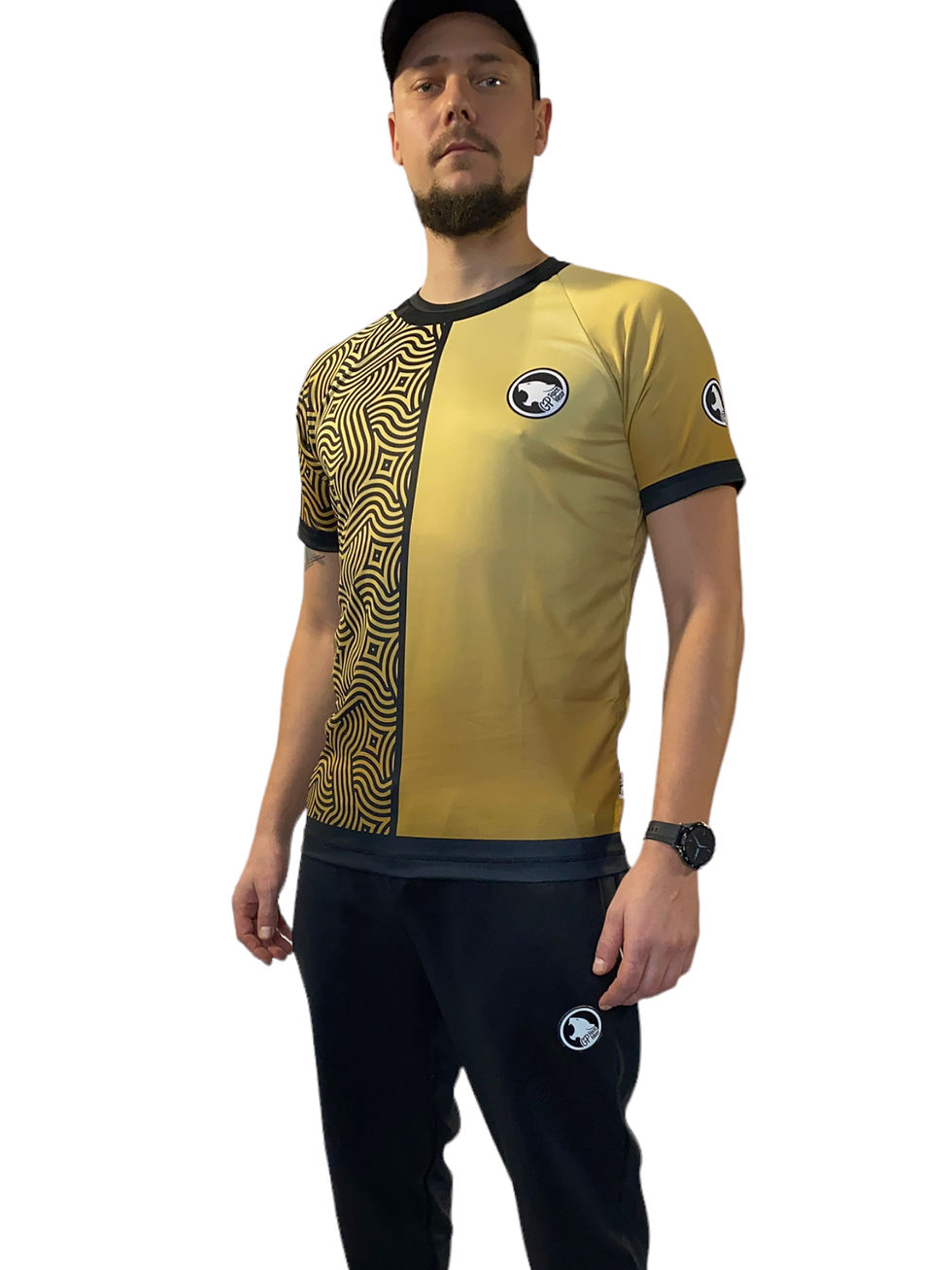 Thumbnail: Fullprint Sport Raglan T-Shirt - Golden 1.0