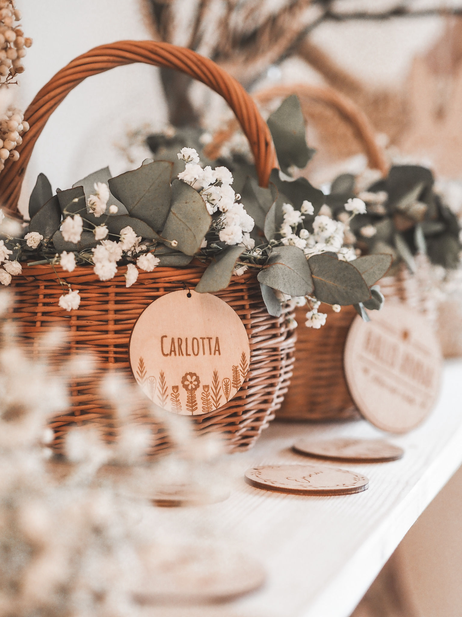 Osterkorb mit Anhänger