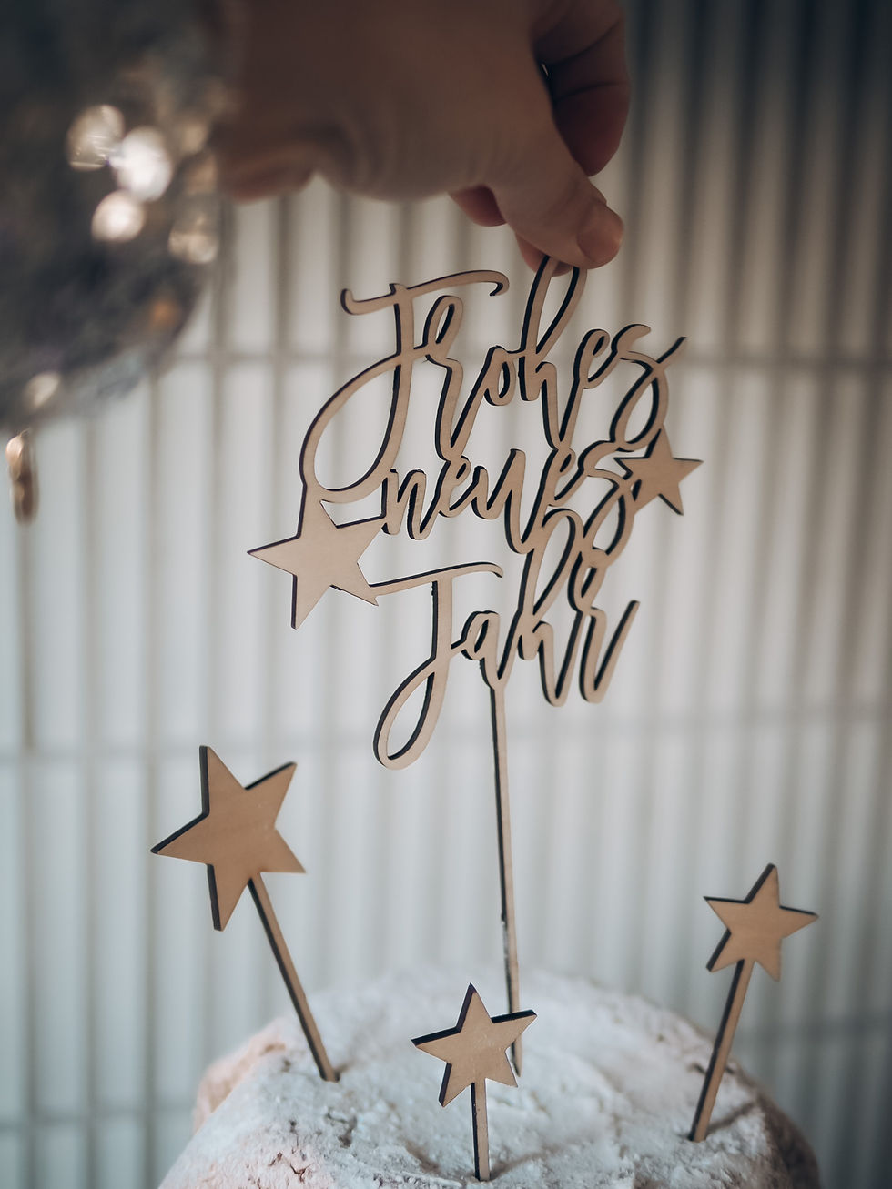 Miniaturbild: Cake Topper Frohes neues Jahr