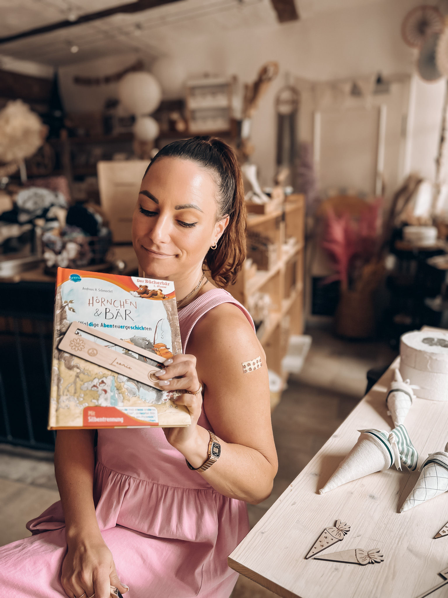 Lesehilfe mit Wunschname + Wunschmotiv