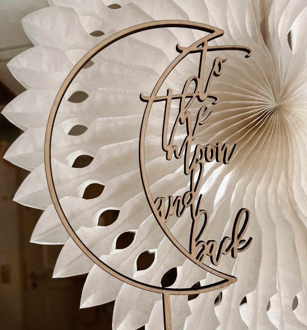 Miniaturbild: Cake Topper to the moon and back