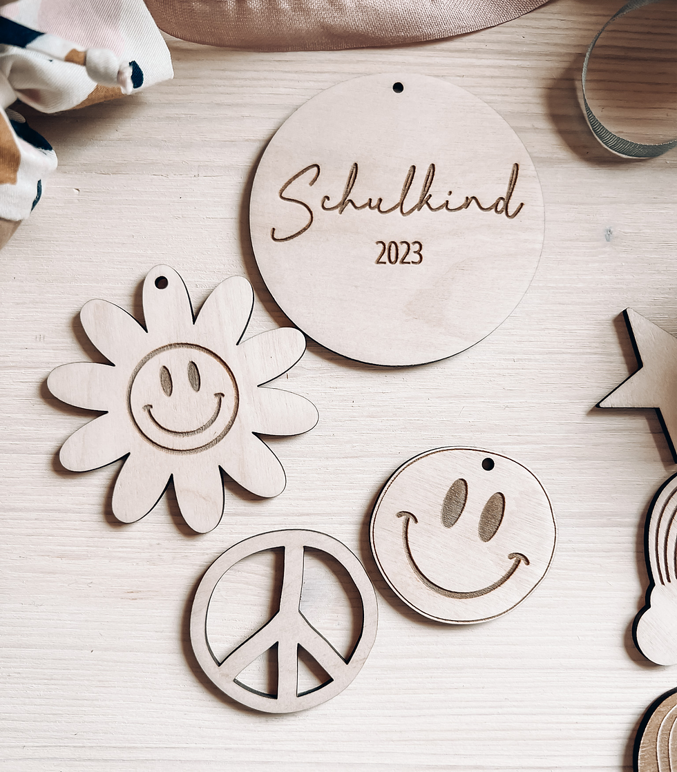 Anhänger Set Peace Smile Love