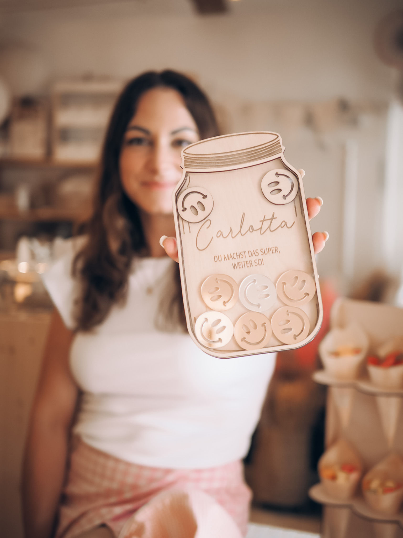 Belohnerglas mit Wunschnamen