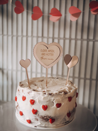 Hallo Anna Alles Mit Liebe Cake Topper Set Valentinstag | Hallo Anna