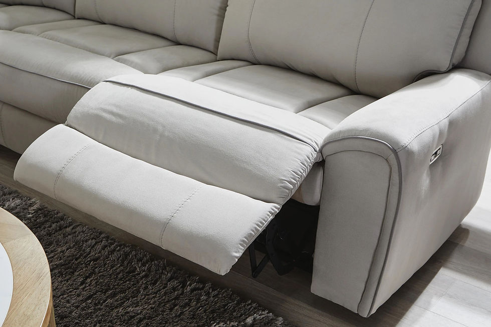 Thumbnail: 6 Piece Dual Power Reclining Sectional with Console