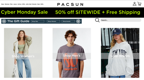 PacSun Website Redesign