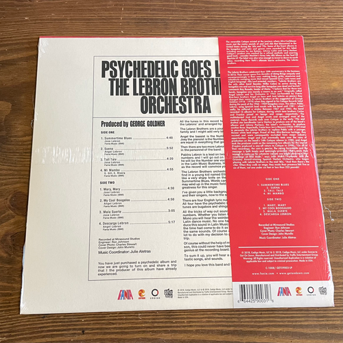 The Lebron Brothers Orchestra – Psychede The Lebron Brothers Orchestra – Psychedelic Goes Latin
