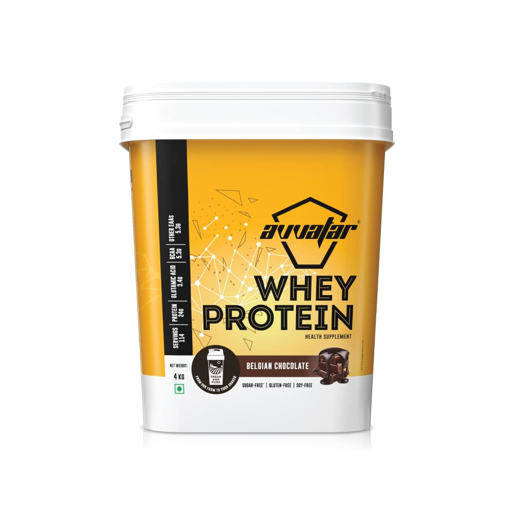 AVVATAR WHEY PROTEIN | 4Kg | Belgian Chocolate Flavour