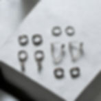 Thumbnail: Huggie earrings silver