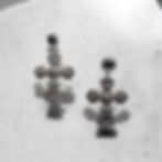 Miniature : Statement cross earrings