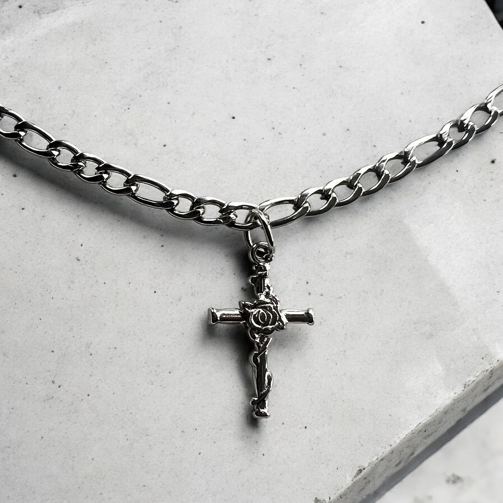Cross anklet