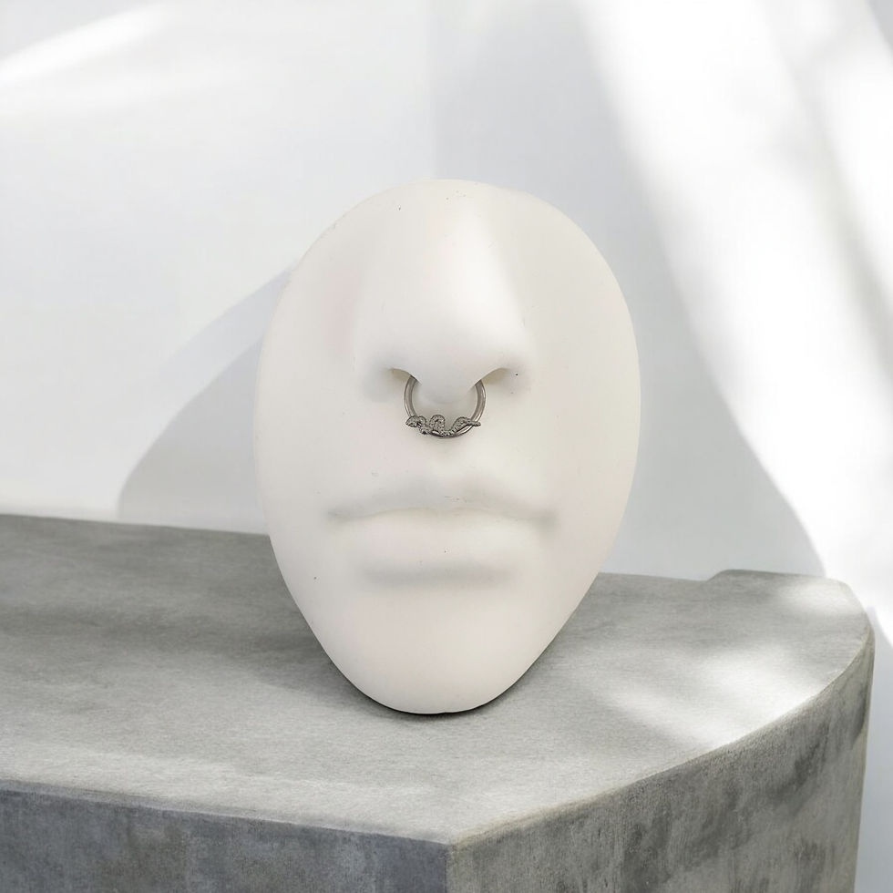 Snake nose ring clicker