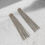 Thumbnail: Clarisse - Long Sparkly Tassel Statement Earrings