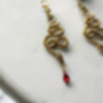 Snake earrings