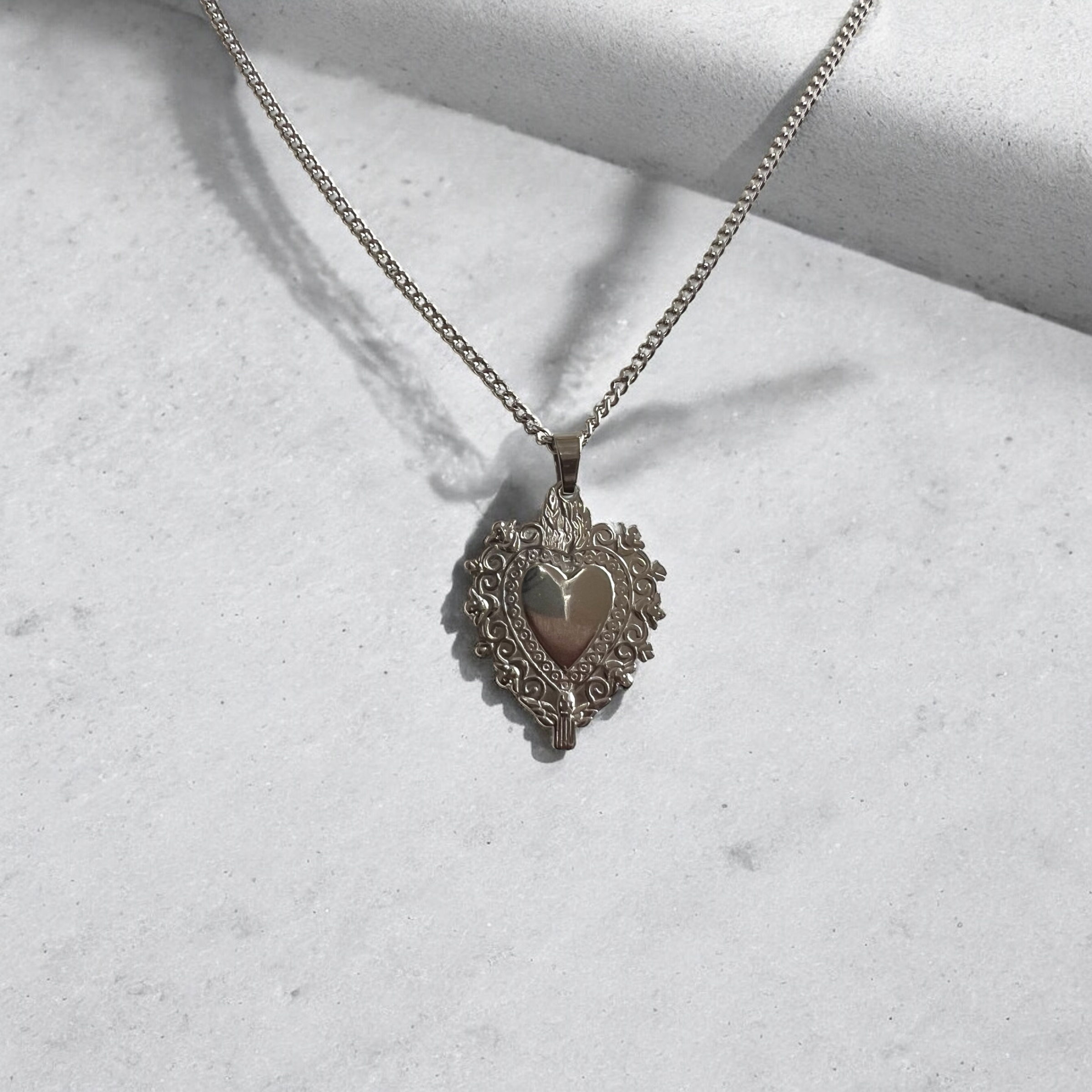 Gothic Heart Necklace