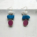 Geode earrings