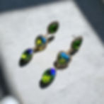 Thumbnail: Heart and teardrop earrings