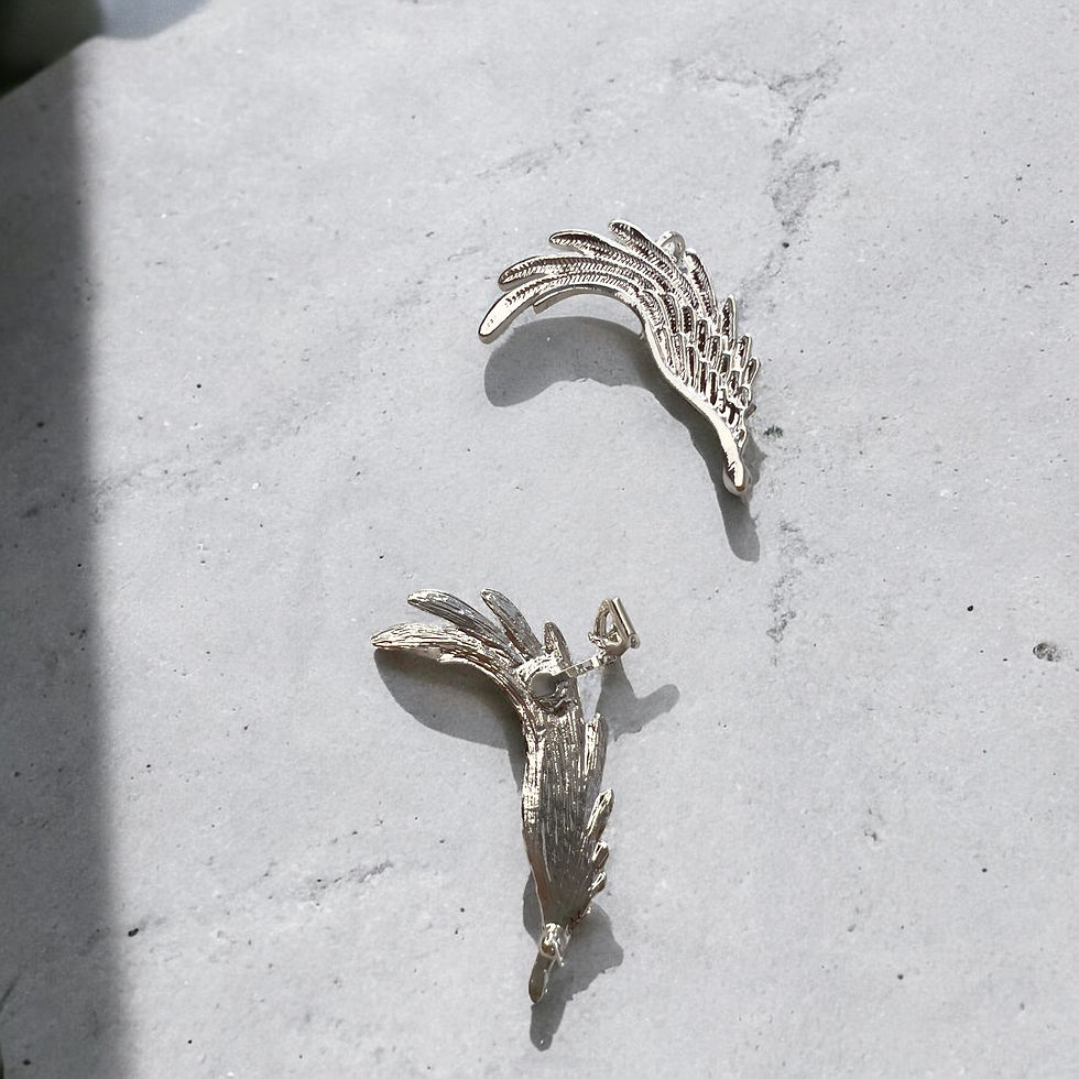 Angel wing ear cuffs