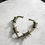 Miniature : Large barbed wire heart hoop earrings