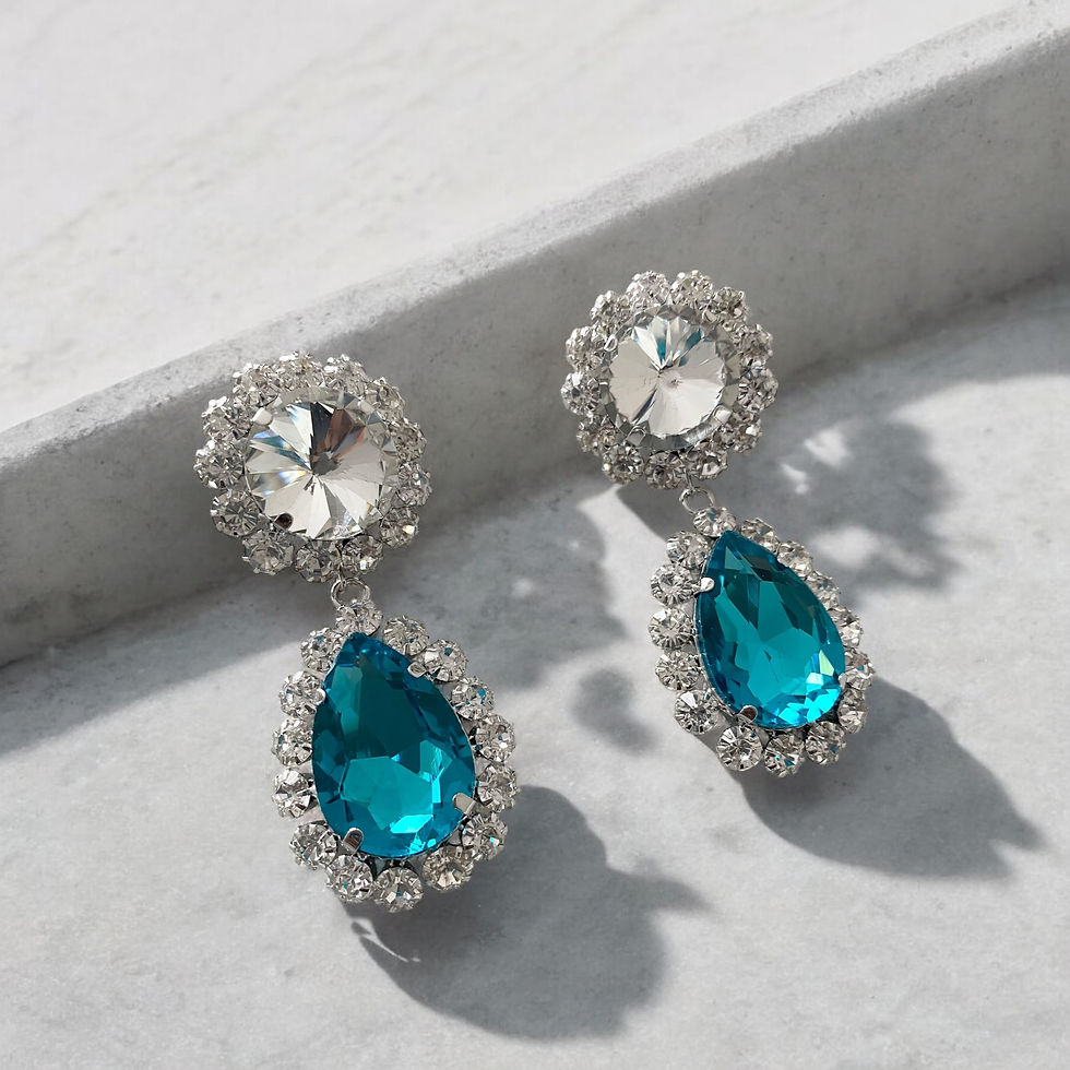 Crystal statement earrings