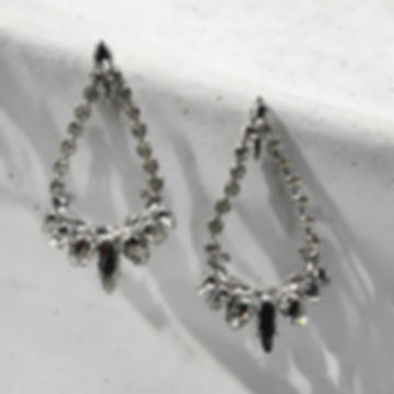 Deborah - Giant Jewel Statement Earrings