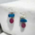 Geode earrings
