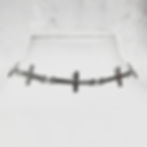 Cross choker necklace