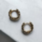 Tribal Huggie hoop earrings