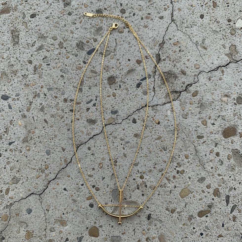 Miniature : Bow and arrow necklace