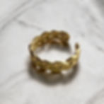 Plaited chain ring