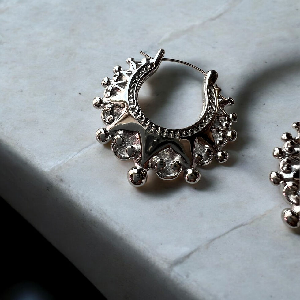 Thumbnail: Creole hoop earrings