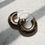 Miniatura: Ancient boho hoop earrings gold