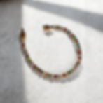 Rainbow tennis bracelet