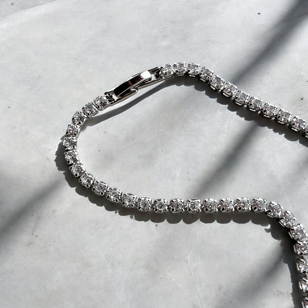 Thumbnail: Tennis choker necklace