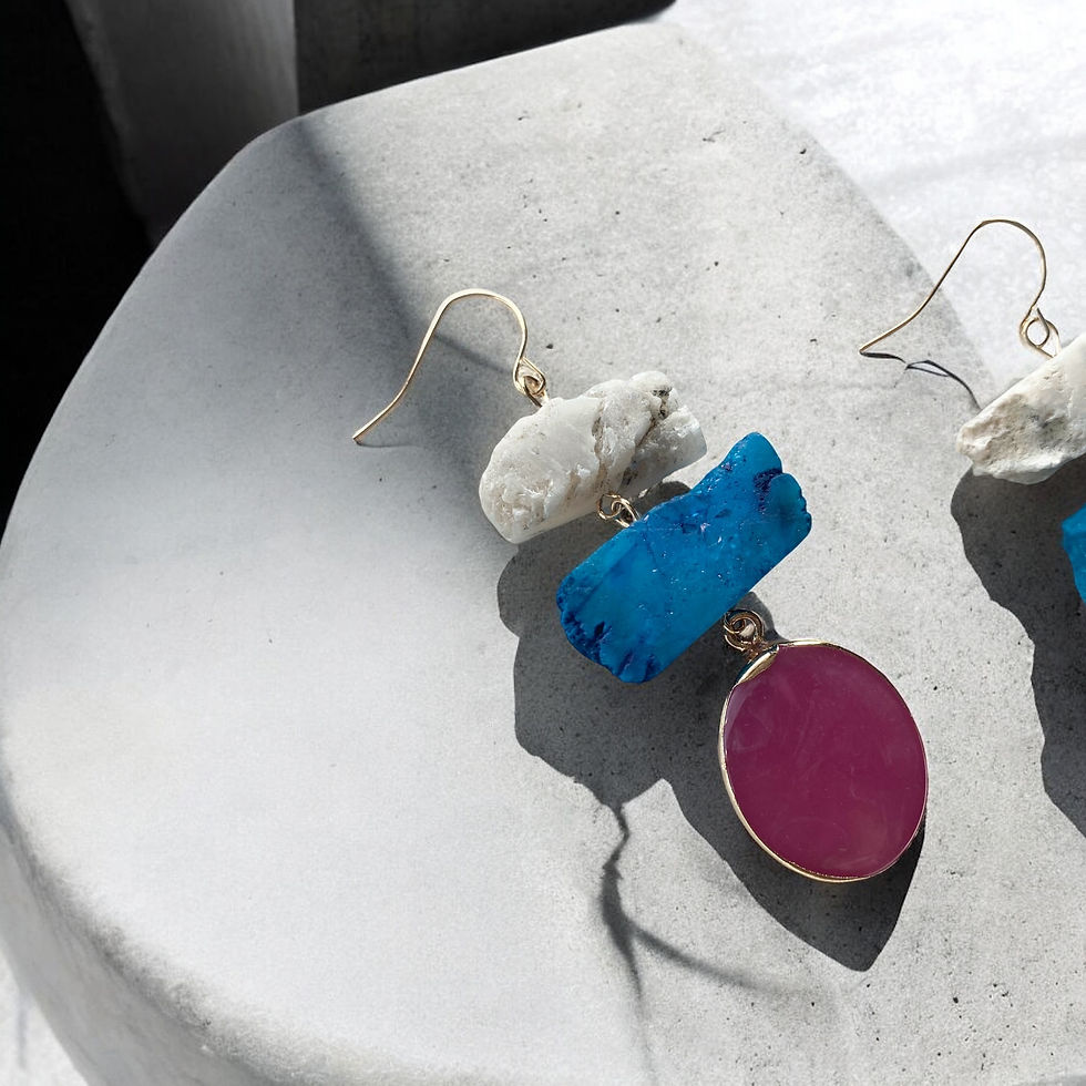 Miniatura: Geode earrings