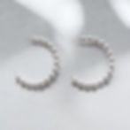 Miniatura: Pearl hoop earrings