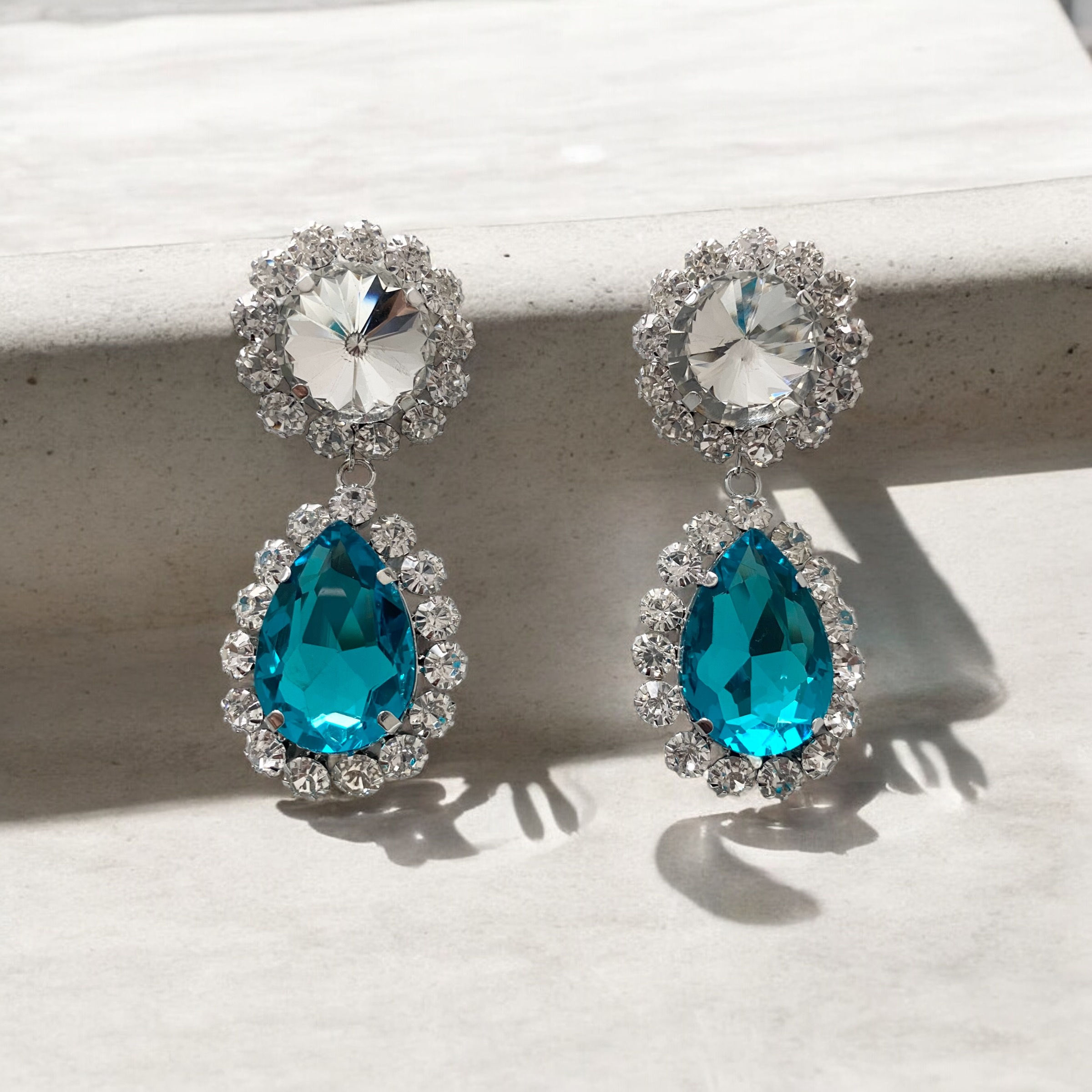 Crystal statement earrings