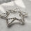 Miniatura: Large statement star hoop earrings