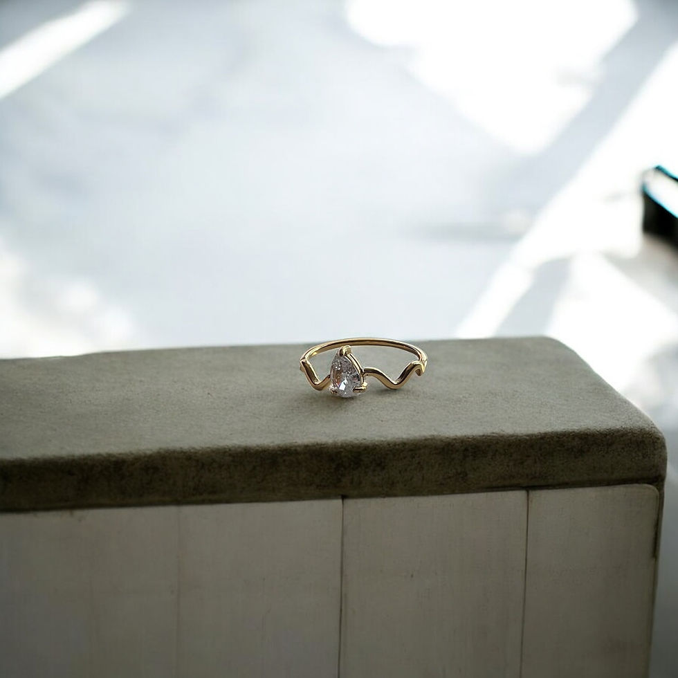 Miniatura: Teardrop ring