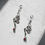 Thumbnail: Farrah - Ancient Teardrop Snake Earrings