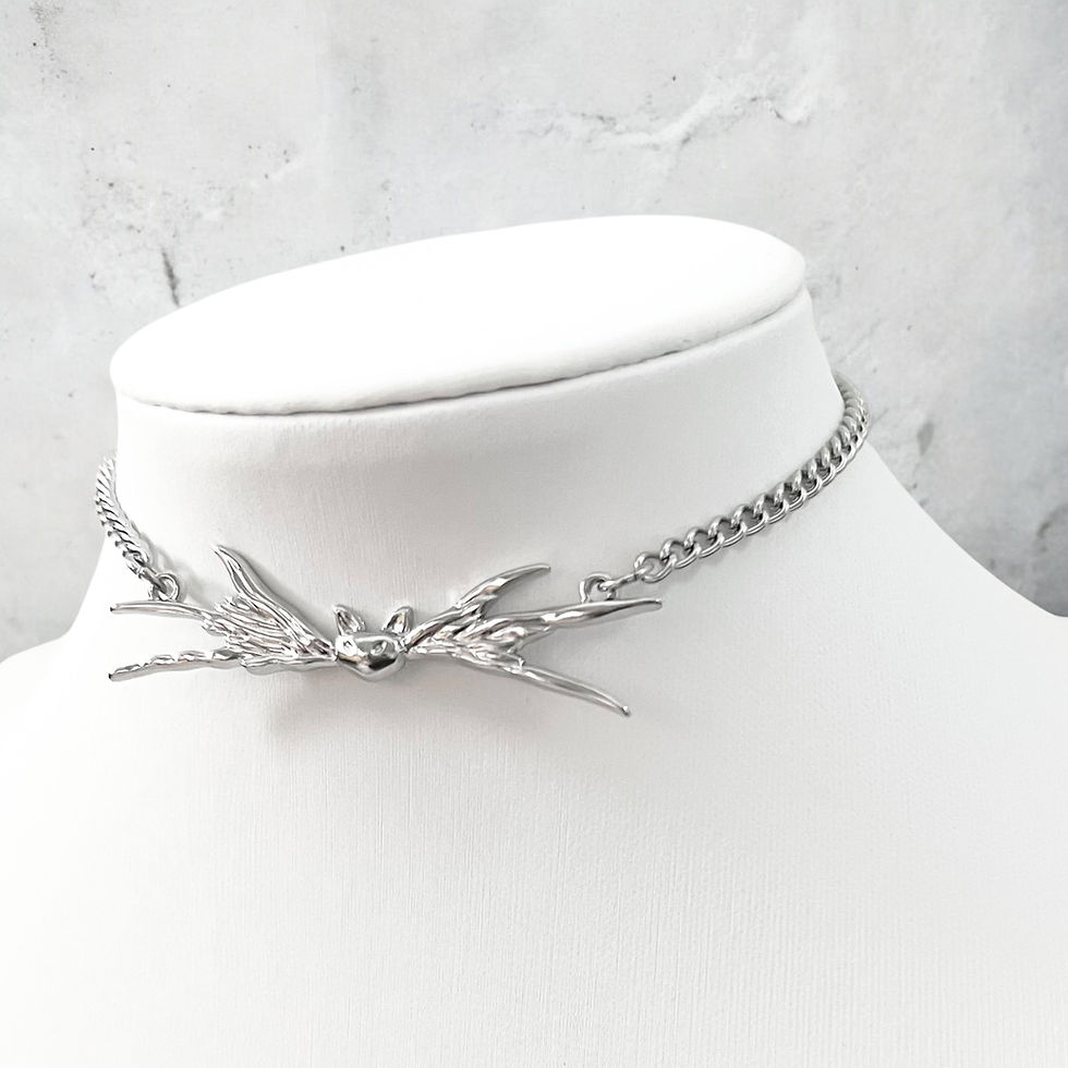 Thumbnail: Bat choker necklace