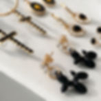 Huggie charm earrings