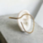 Geometric ear cuff gold