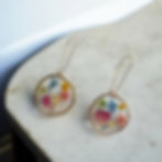 Floral earrings
