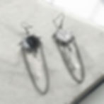 Clear quartz Sun earrings