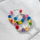 Thumbnail: Cookie - Smiley Face Hoop Earrings