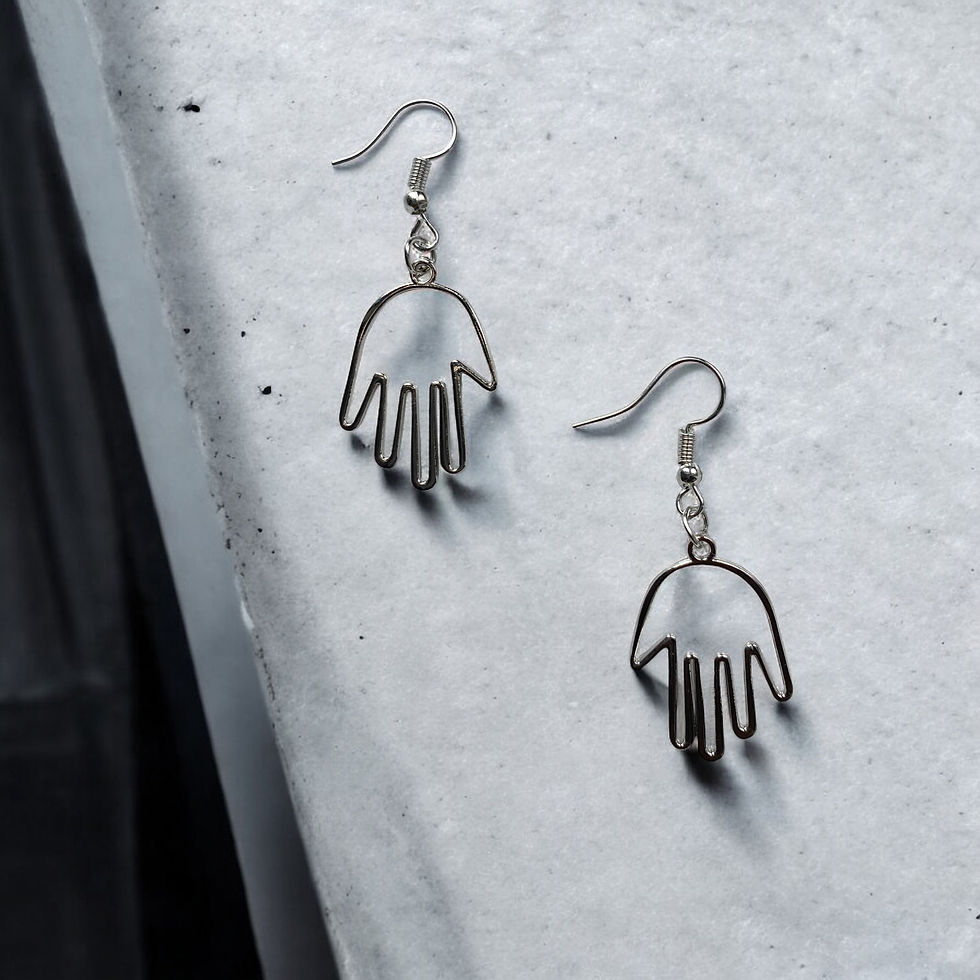 Miniatura: Hand earrings