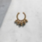 Thumbnail: Faux skull septum ring