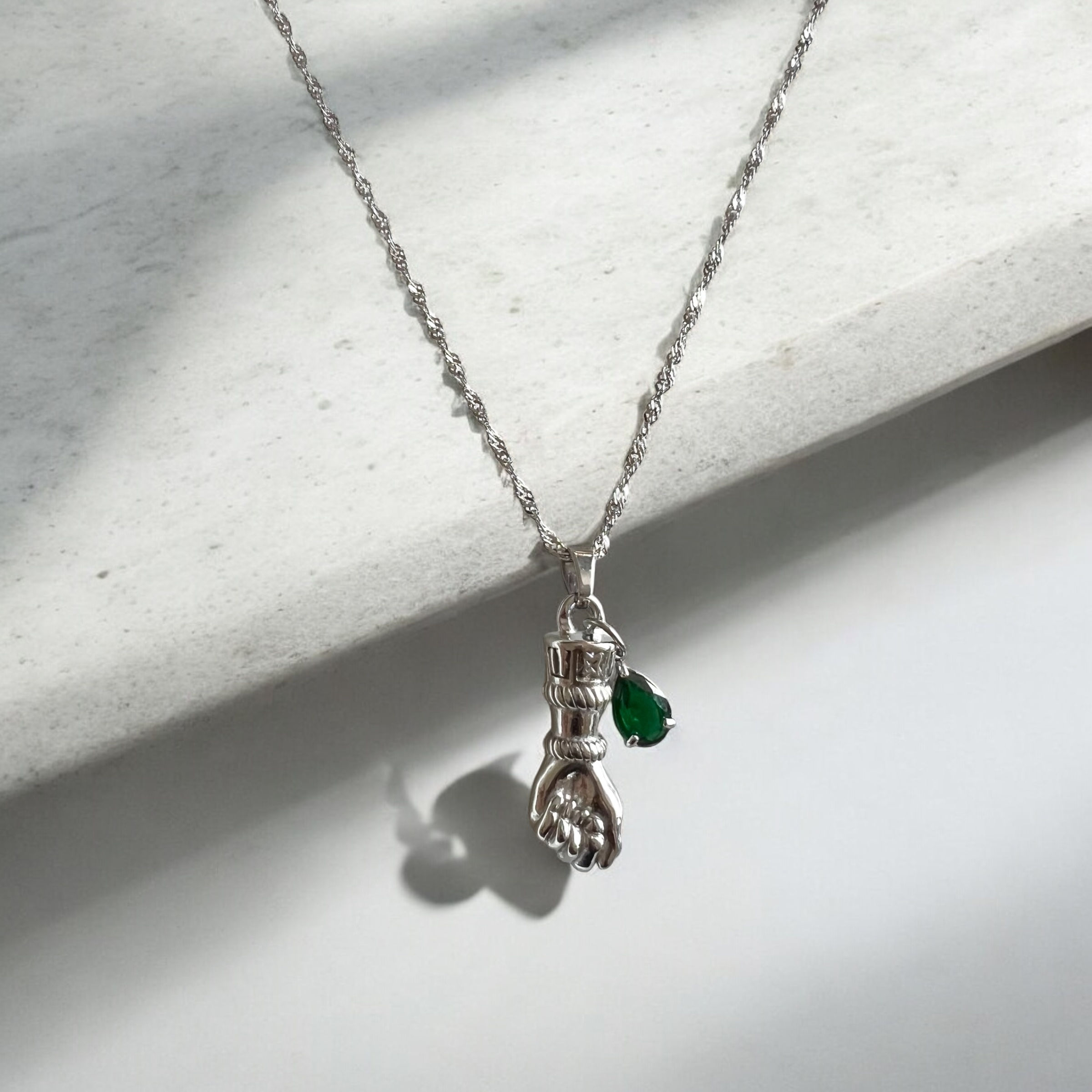 Fist Hand Necklace