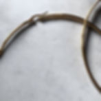 Stainless steel hoop earrings